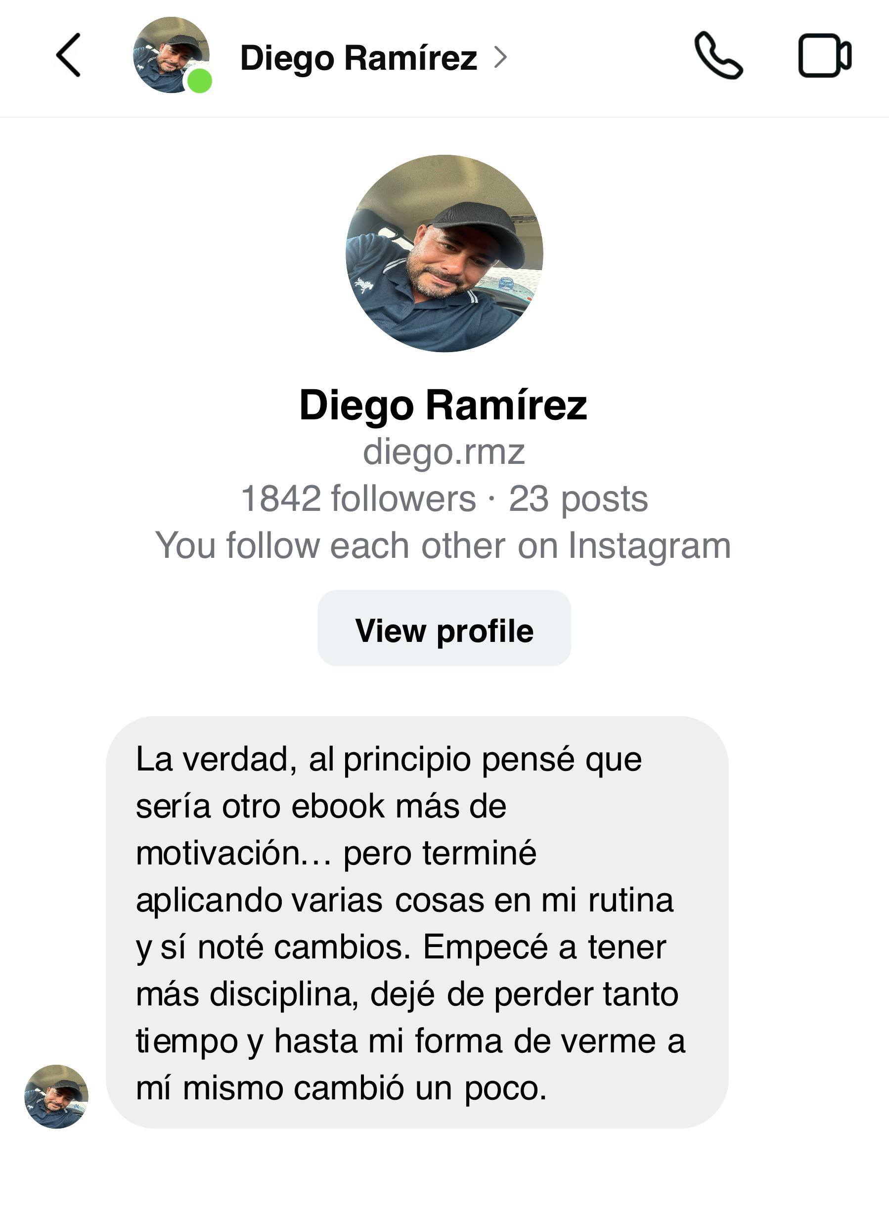 Depoimento de Diego Ramírez