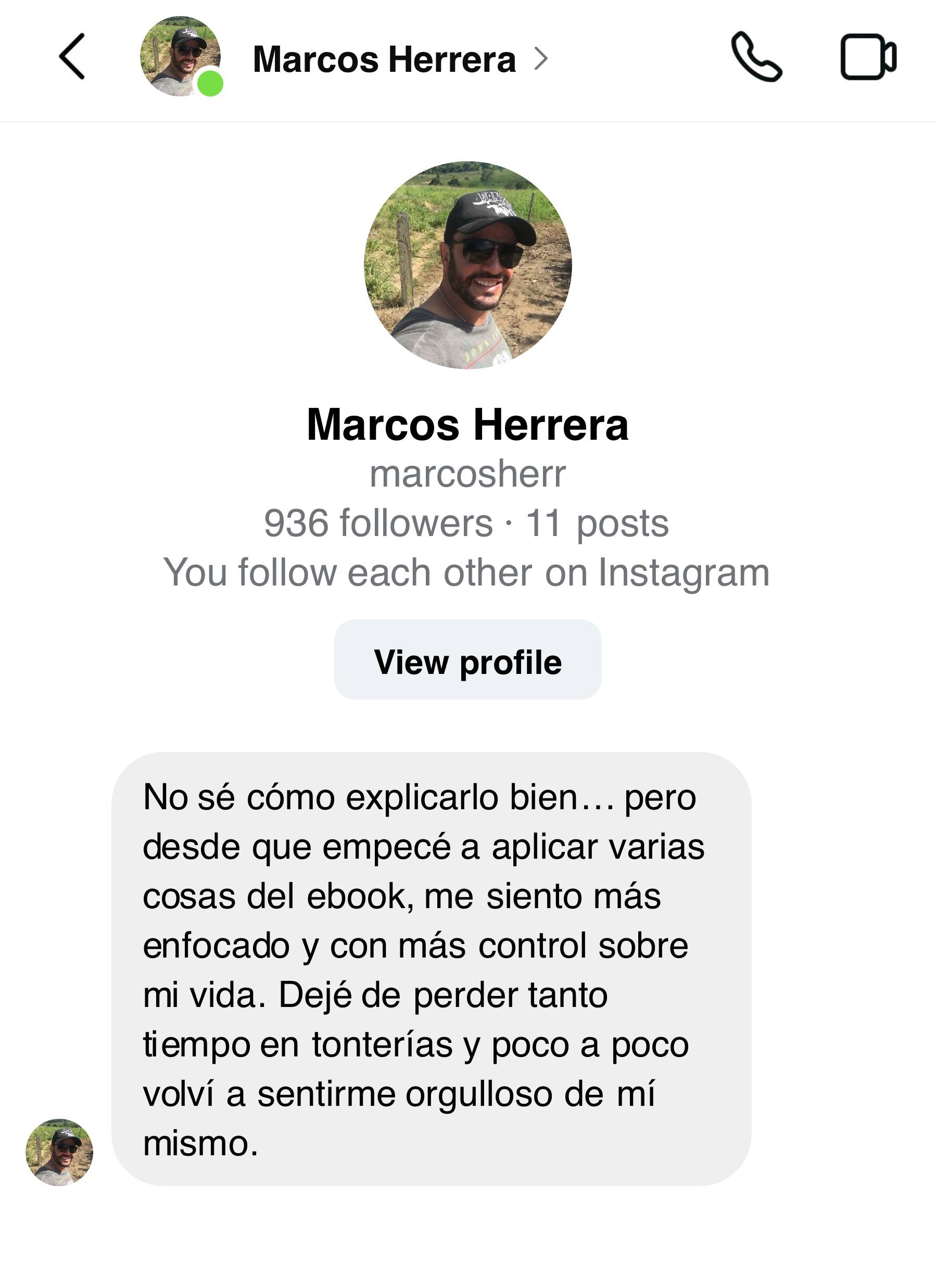 Depoimento de Marcos Herrera